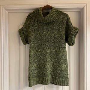 Olive green sweater, gently worn, size xL, but fits more like a medium or large.